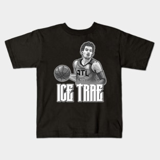cool ice trae gray Kids T-Shirt